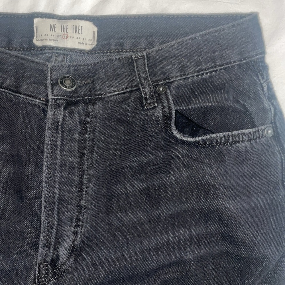 Relaxed Fit Free People Distressed Denim